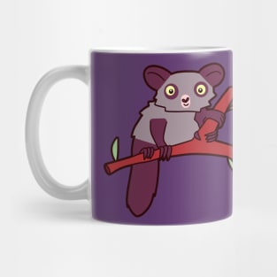 Aye Aye on Tree Branch Mug